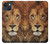 S2870 Lion King of Beasts Case Cover Custodia per iPhone 14 Plus