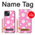 S3500 Pink Floral Pattern Case Cover Custodia per iPhone 14 Plus