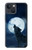 S3693 Grim White Wolf Full Moon Case Cover Custodia per iPhone 14 Plus