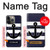 S2758 Anchor Navy Case Cover Custodia per iPhone 14 Pro Max