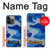 S2958 Army Blue Camo Camouflage Case Cover Custodia per iPhone 14 Pro Max