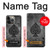 S3446 Black Ace Spade Case Cover Custodia per iPhone 14 Pro Max