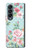 S3494 Vintage Rose Polka Dot Case Cover Custodia per Samsung Galaxy Z Fold 4