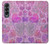 S3710 Pink Love Heart Case Cover Custodia per Samsung Galaxy Z Fold 4