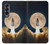 S3859 Bitcoin to the Moon Case Cover Custodia per Samsung Galaxy Z Fold 4