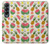 S3883 Fruit Pattern Case Cover Custodia per Samsung Galaxy Z Fold 4
