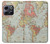S3418 Vintage World Map Case Cover Custodia per OnePlus 10T
