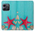 S3428 Aqua Wood Starfish Shell Case Cover Custodia per OnePlus 10T