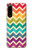 S2362 Rainbow Colorful Shavron Zig Zag Pattern Case Cover Custodia per Sony Xperia 5 IV