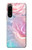 S3050 Vintage Pastel Flowers Case Cover Custodia per Sony Xperia 5 IV