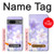 S2361 Purple White Flowers Case Cover Custodia per Google Pixel 7