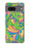 S3273 Flower Line Art Pattern Case Cover Custodia per Google Pixel 7