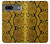 S3365 Yellow Python Skin Graphic Print Case Cover Custodia per Google Pixel 7