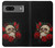 S3753 Dark Gothic Goth Skull Roses Case Cover Custodia per Google Pixel 7