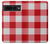 S3535 Red Gingham Case Cover Custodia per Google Pixel 7 Pro