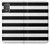 S1596 Black and White Striped Case Cover Custodia per Motorola Moto G Power 2022, G Play 2023