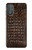 S2850 Brown Skin Alligator Graphic Printed Case Cover Custodia per Motorola Moto G Power 2022, G Play 2023