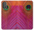 S3201 Pink Peacock Feather Case Cover Custodia per Motorola Moto G Power 2022, G Play 2023