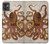 S2801 Vintage Octopus Case Cover Custodia per Motorola Moto G32