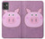 S3269 Pig Cartoon Case Cover Custodia per Motorola Moto G32