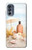 S1425 Seashells on The Beach Case Cover Custodia per Motorola Moto G62 5G