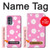 S3500 Pink Floral Pattern Case Cover Custodia per Motorola Moto G62 5G