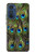 S1965 Peacock Feather Case Cover Custodia per Motorola Edge 30