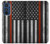 S3472 Firefighter Thin Red Line Flag Case Cover Custodia per Motorola Edge 30