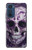 S3582 Purple Sugar Skull Case Cover Custodia per Motorola Edge 30