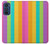 S3678 Colorful Rainbow Vertical Case Cover Custodia per Motorola Edge 30