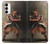 S0796 Japan Red Samurai Case Cover Custodia per Samsung Galaxy S23