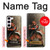 S0796 Japan Red Samurai Case Cover Custodia per Samsung Galaxy S23