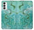 S2653 Dragon Green Turquoise Stone Graphic Case Cover Custodia per Samsung Galaxy S23