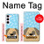 S2669 Cute Dog Paws Bones Cartoon Case Cover Custodia per Samsung Galaxy S23