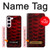 S2879 Red Arowana Fish Scale Case Cover Custodia per Samsung Galaxy S23 S2879 Red Arowana Fish Scale Case Cover Custodia per Samsung Galaxy S23