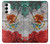 S3314 Mexico Flag Vinatage Football Graphic Case Cover Custodia per Samsung Galaxy S23