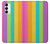 S3678 Colorful Rainbow Vertical Case Cover Custodia per Samsung Galaxy S23