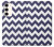 S2345 Navy Blue Shavron Zig Zag Pattern Case Cover Custodia per Samsung Galaxy S23 Plus