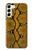 S3365 Yellow Python Skin Graphic Print Case Cover Custodia per Samsung Galaxy S23 Plus