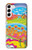 S3407 Hippie Art Case Cover Custodia per Samsung Galaxy S23 Plus