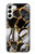 S3419 Gold Marble Graphic Print Case Cover Custodia per Samsung Galaxy S23 Plus