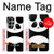 S2085 Panda Minimalist Case Cover Custodia per Samsung Galaxy S23 Ultra