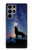 S3555 Wolf Howling Million Star Case Cover Custodia per Samsung Galaxy S23 Ultra