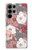 S3716 Rose Floral Pattern Case Cover Custodia per Samsung Galaxy S23 Ultra