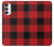 S2931 Red Buffalo Check Pattern Case Cover Custodia per Samsung Galaxy A14 5G