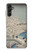 S3350 Utagawa Hiroshige Drum Bridge Yuhi Hill in Meguro Case Cover Custodia per Samsung Galaxy A14 5G