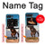 S0934 Wild Black Horse Case Cover Custodia per Motorola Moto Razr 2022