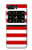 S2364 Red and White Striped Case Cover Custodia per Motorola Moto Razr 2022