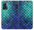 S3047 Green Mermaid Fish Scale Case Cover Custodia per OnePlus Nord N300