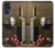 S1316 Grapes Bottle and Glass of Red Wine Case Cover Custodia per Motorola Moto G 5G (2023)